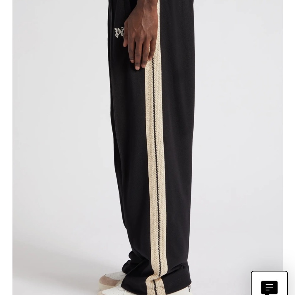 Palm angels monogram track pants size small